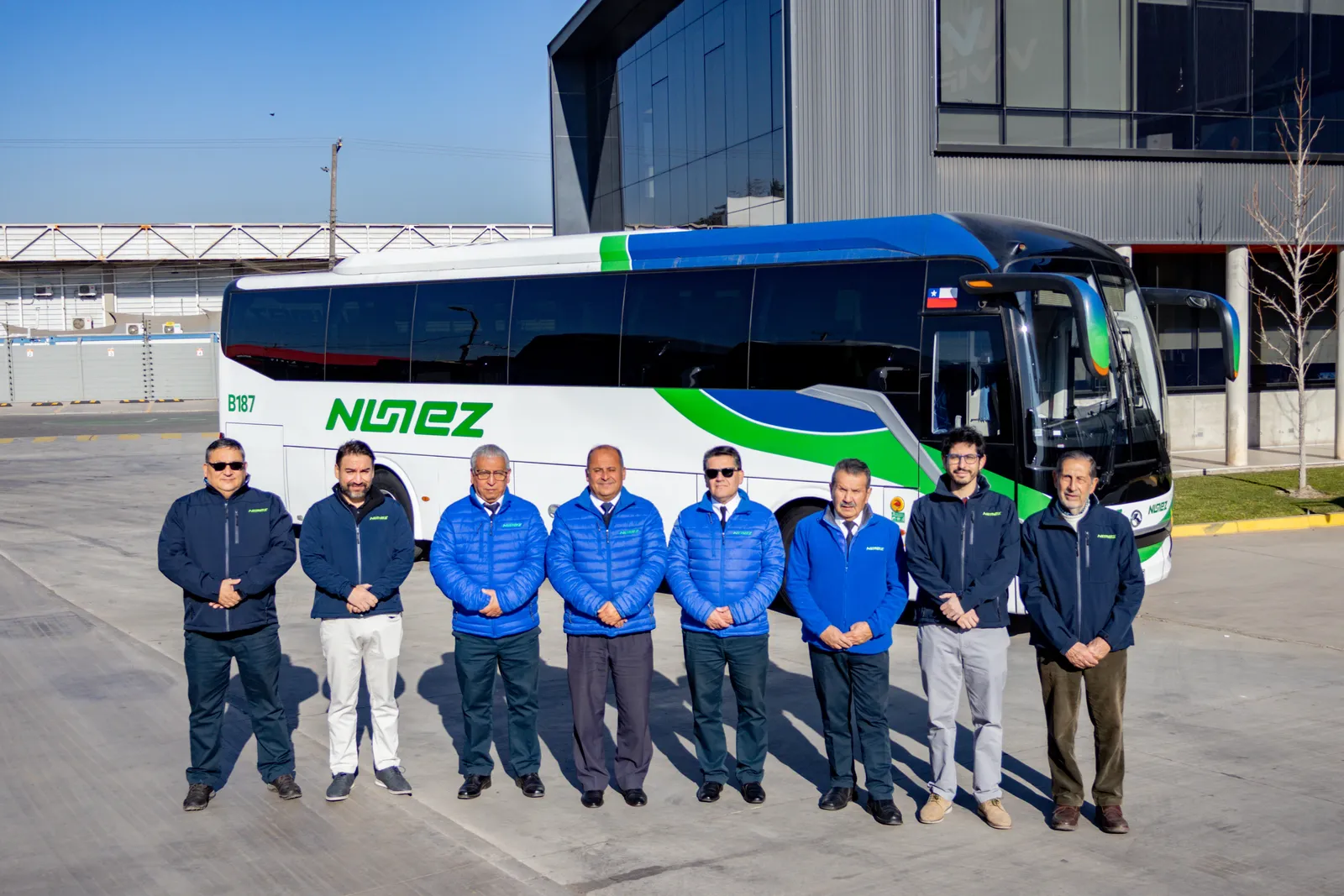 Equipo de conductores de Buses Nuñez